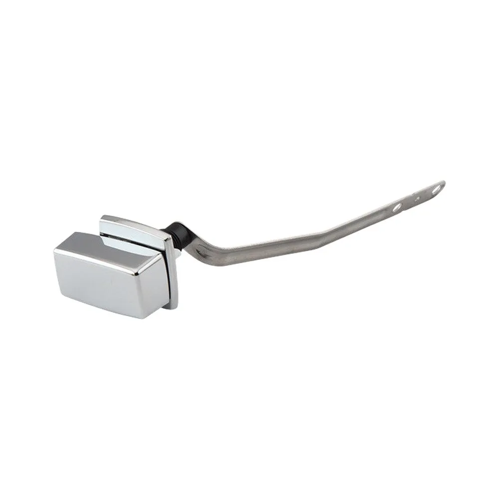 Side Mount Toilet Tank Flush Lever Metal Flush Handle Practical Replacement Actuating Arm Bathroom Cistern Water Tank Accessory