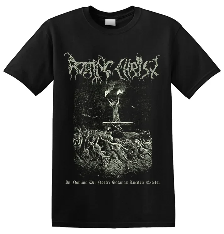 ROTTING CHRIST - 'In Nomine Dei Nostri' T-Shirt  Tees High Quality 100%Cotton Short Sleeve