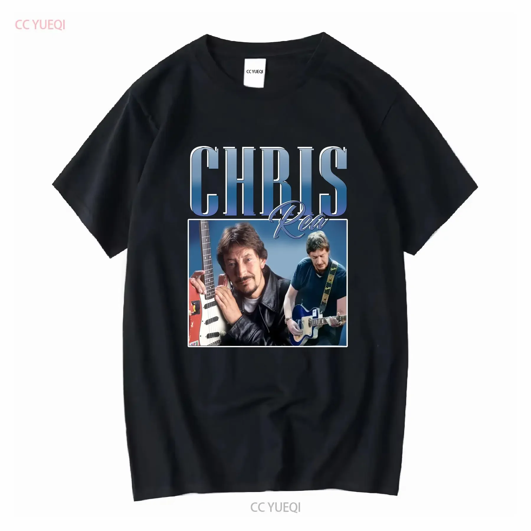 Chris Rea Appreciation T Shirt Homage Throwback Stag Hen Do Funny long or short sleeves vintage Washed Comfortable Versatile