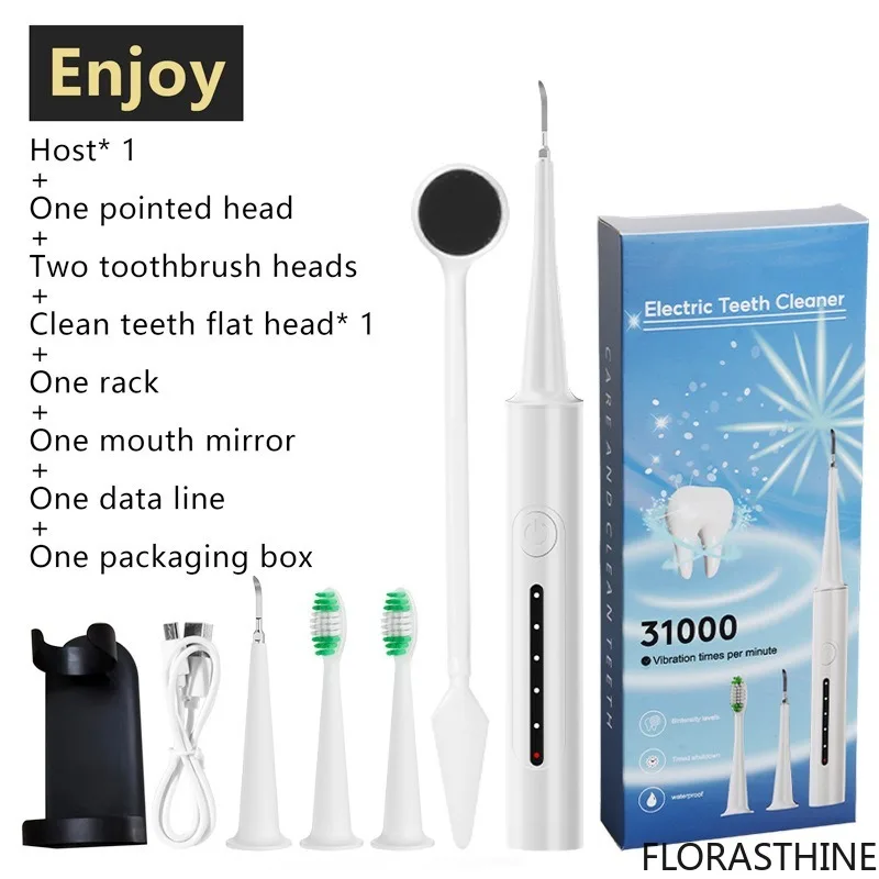 Pet Ultrasonic Teeth Cleaner Stone Remover dog Electric Flusher Teeth Tartar Cleanning Dog Toothbrushes Pet Products Supplies