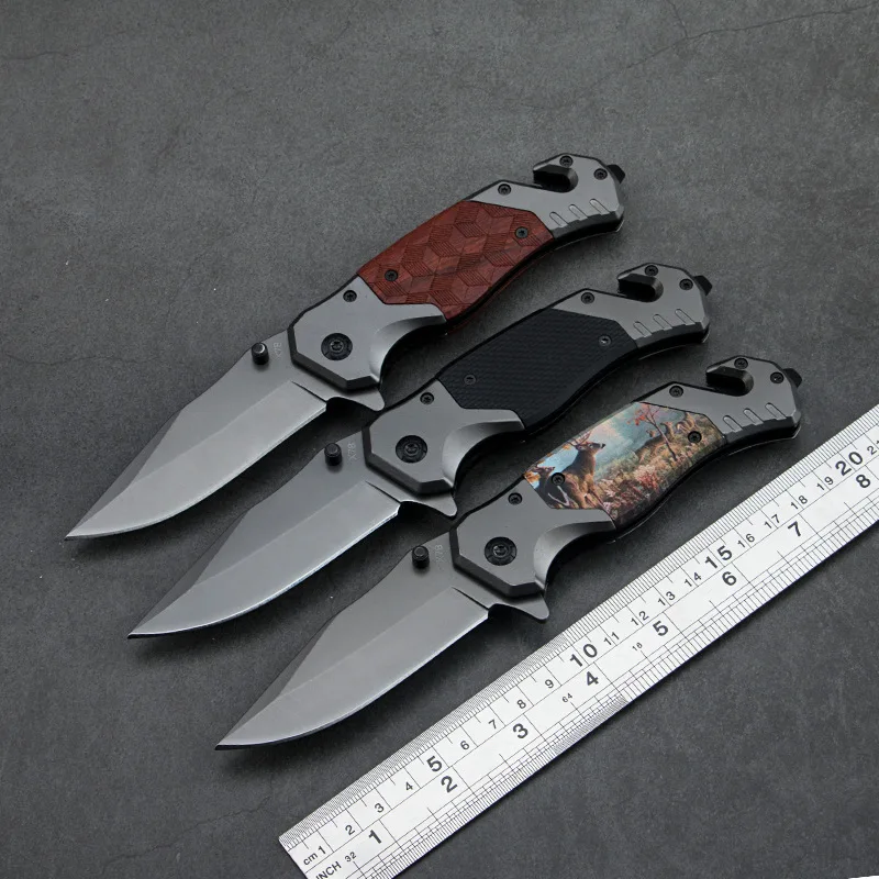 

Outdoor Folding Knife Camping Tactical High-Hardness Knife Multi-Functional Survival Portable Folding Knife Mini Knife