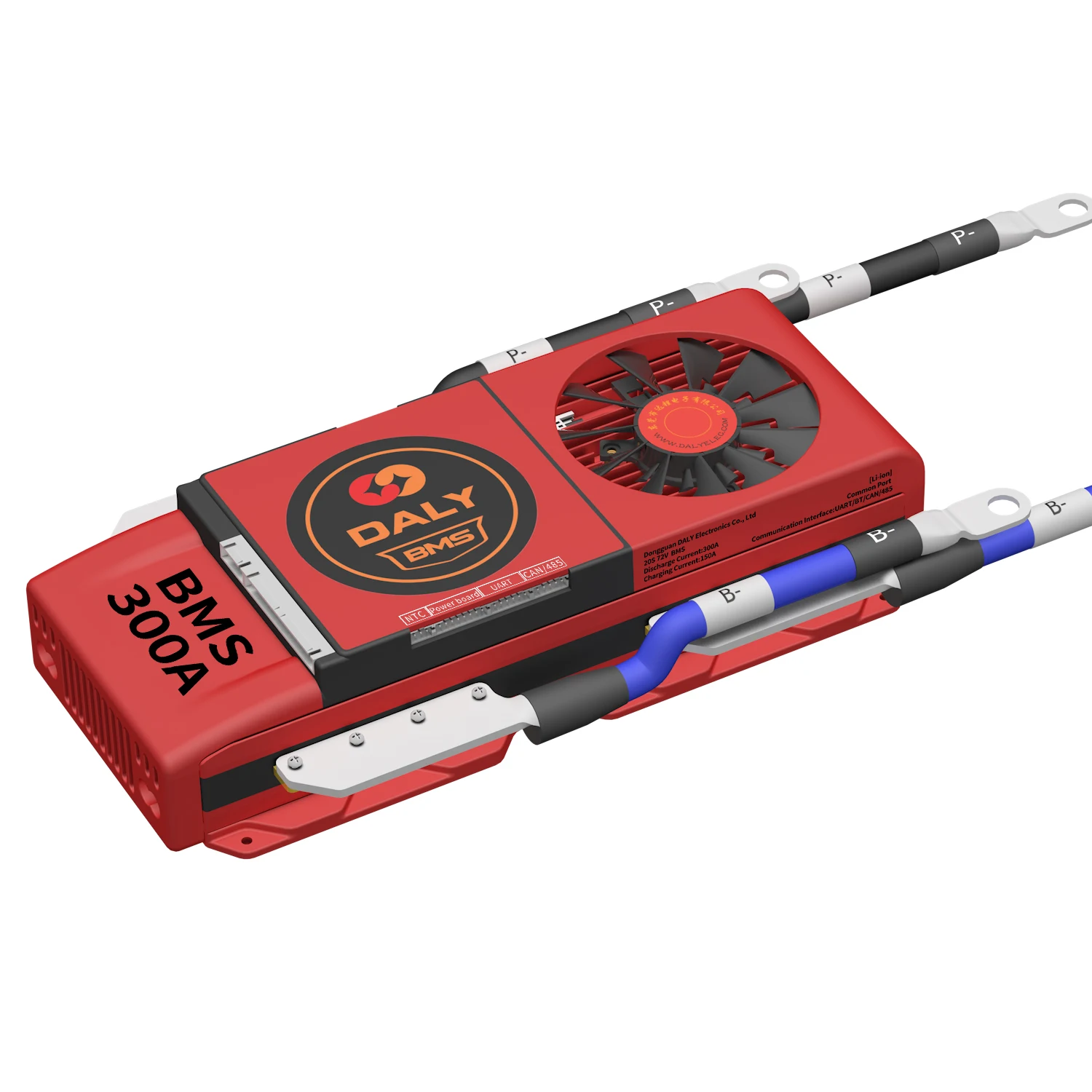 smart bms li-ion battery 20s 300a 400a 500a 72v bms UART/BT function with fan