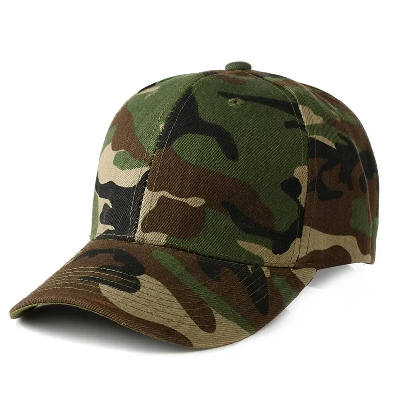 Berretti da pesca con stampa mimetica da uomo Hunter Outdoor Women Camo Casquette Hat arrampicata caccia escursionismo Desert Hats