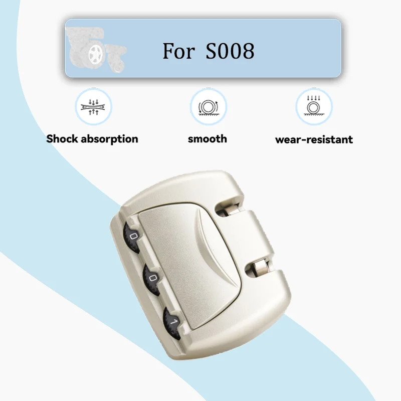 

For S008 Luggage Combination Lock Durable Zinc Alloy Travel Lock Anti-Theft Security Universal For All Types of Trolley Cases