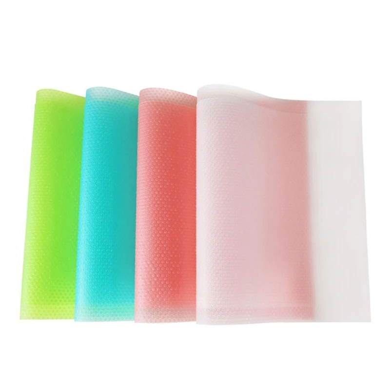 4pcs Fridge Liners Waterproof Washable Shelf Liner Refrigerator Mats Cover Pads Dropshipping