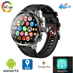 32GB+256GB H19 Smart Watch 4G LTE Full Netcom Android Smartwatch 900W Rotating Camera GPS WIFI Google Play Store Download Apps