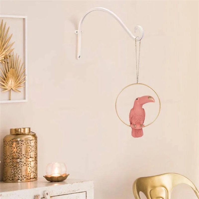 ABJY-Садовый крючок, стойка для цветов, балкон, сад, подвесная стойка для цветов, крючок, подвесной кронштейн для растений, настенный крючок