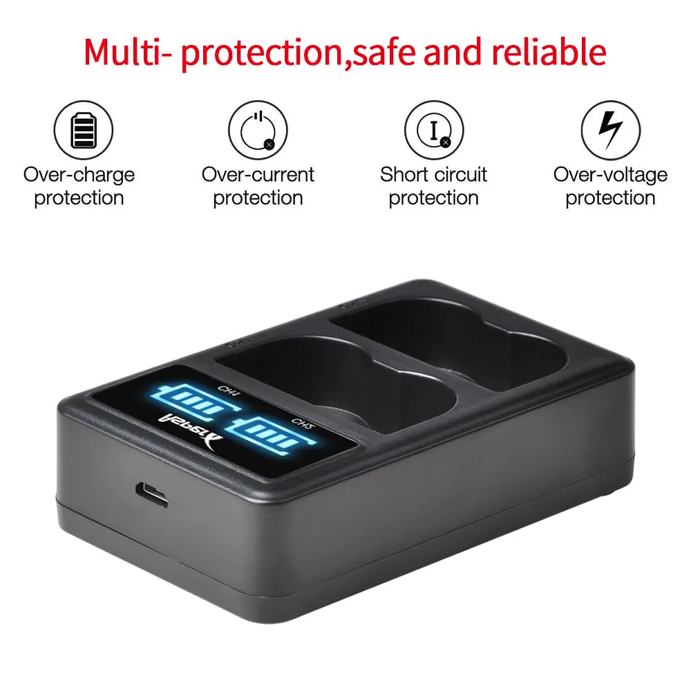 2000mAh EN-EL3e EN EL3e ENEL3e Camera Battery Bateria + USB LED Charger for Nikon D30 D50 D70 D70S D90 D80 D100 D200 D300