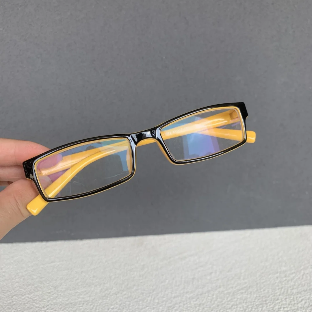 TR90 Small Rectangle Reading Glasses Male Women Vintage Black Prescription Eyeglasses Frame Anti Blue Light Glasses +1.0 1.5 2.0
