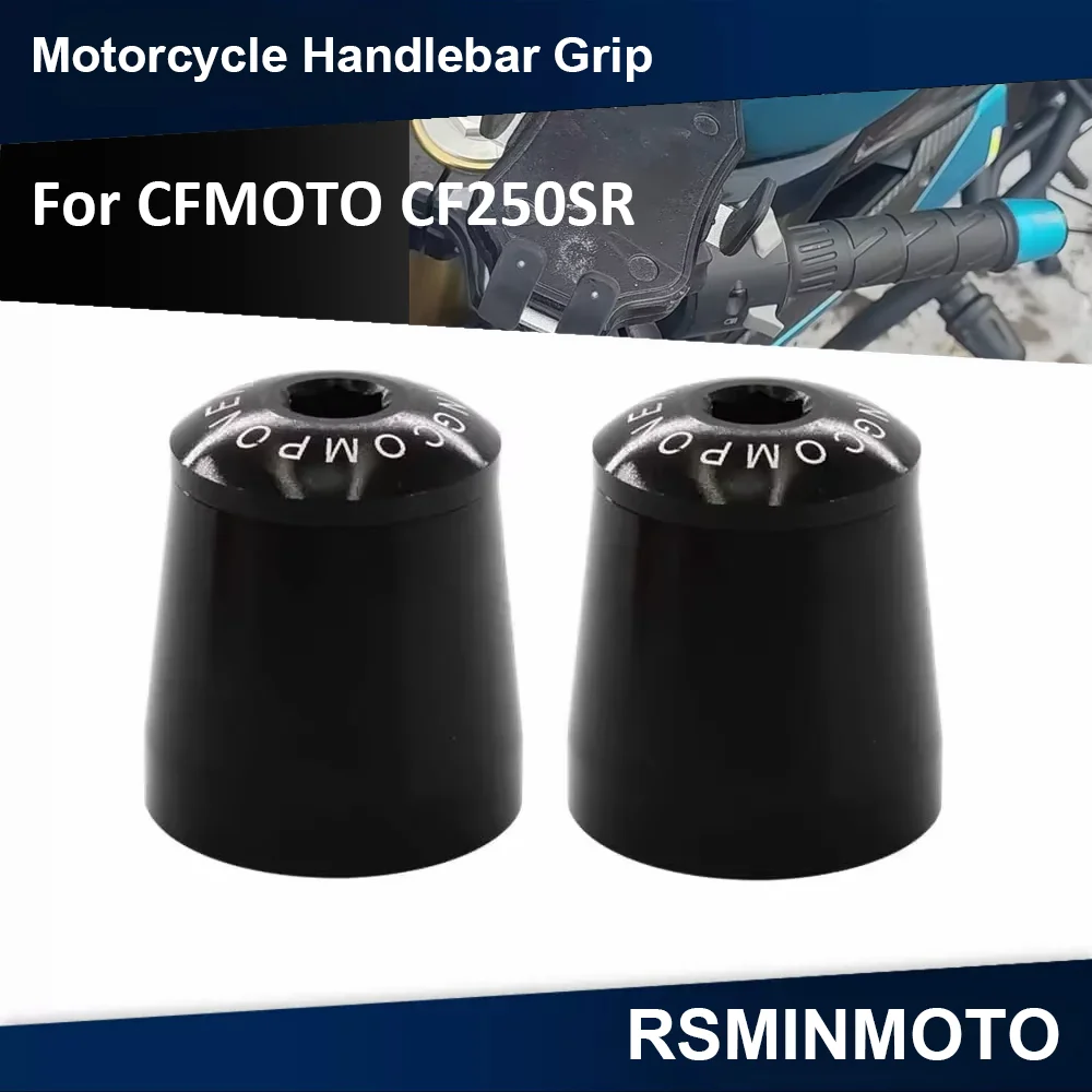 

For CFMOTO CF250SR CF 250SR 2025 2024 2023 2022 2021 Motorcycle Handlebar Grip End Plug Anti-Fall Handle Bar End Weight Caps
