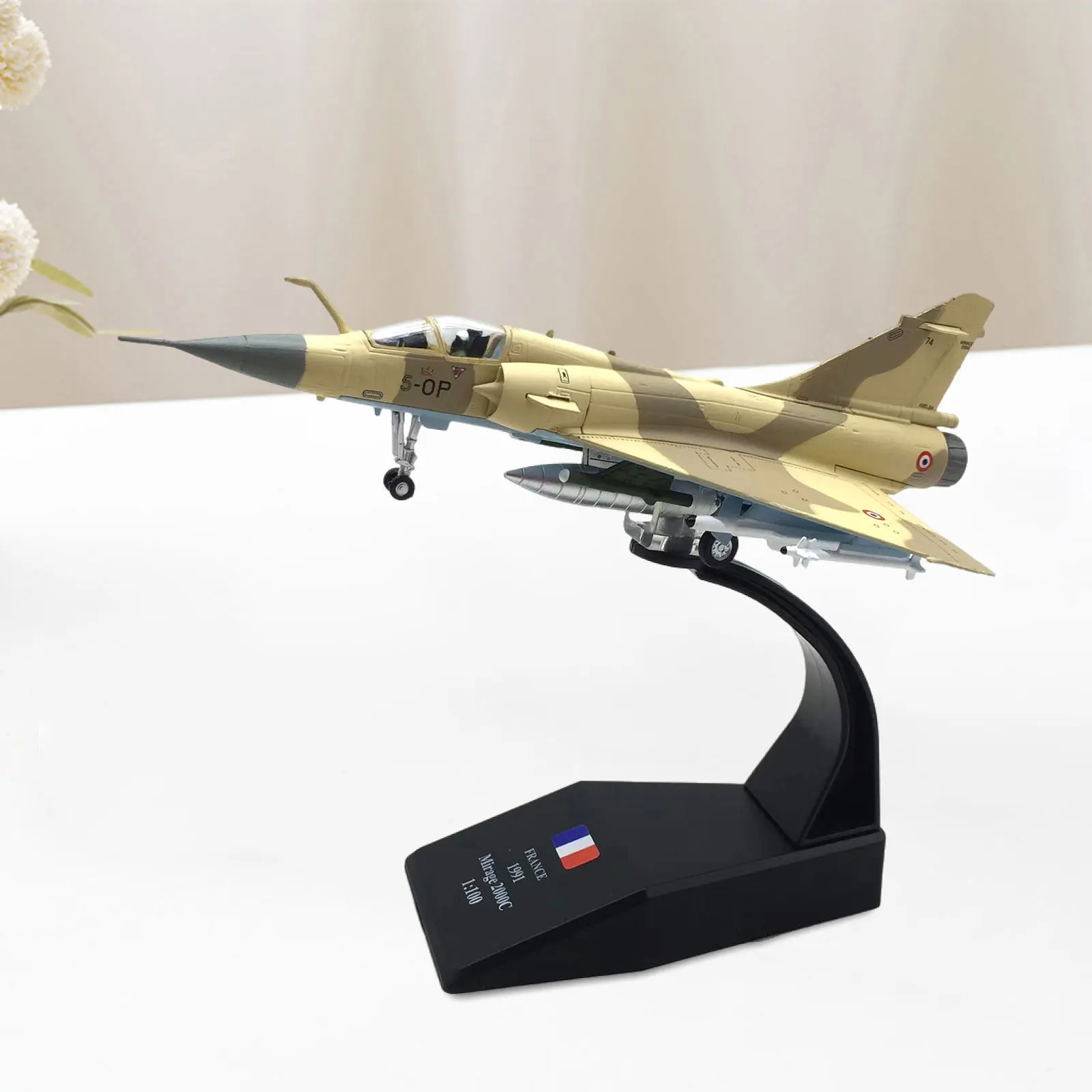 1/100 Diecast Diecast Aircraft Model Diecast Plane Display Stand Aircraft Model Fighter Aircraft for Ornament Collectation