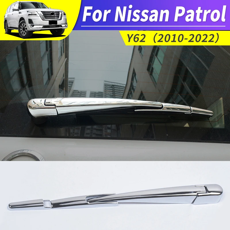 For Nissan Patrol Y62 Modified Wiper Stickers  2016-2020 Patrol Wiper Decorative Highlight Bar Modified Accessories