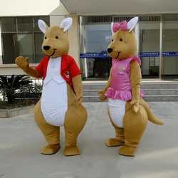 Christmas Adult Lovely Kangaroo Mascot Costume Custom Made Mascot Fancy Dress Costumes Animal Mascotte Costume Party Costumes