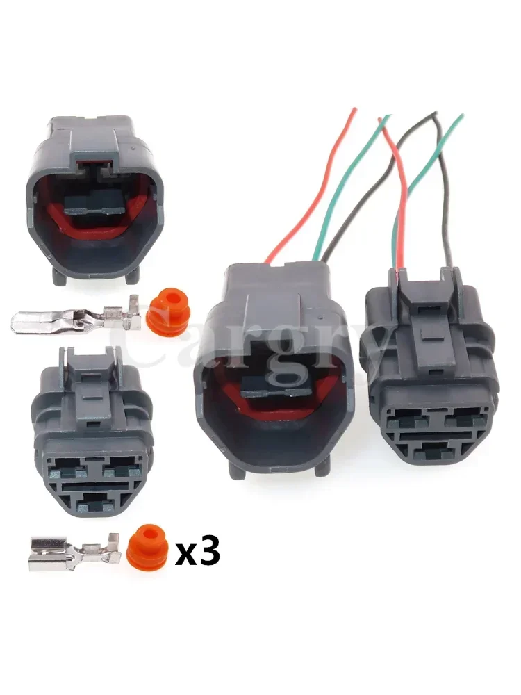 1 Set 3P 7222-6234-40 Mâle Automatique Étanche Femelle Prise 7123-6234-40 Pelle Moteur D'accélérateur Capteur Câble Connecteur