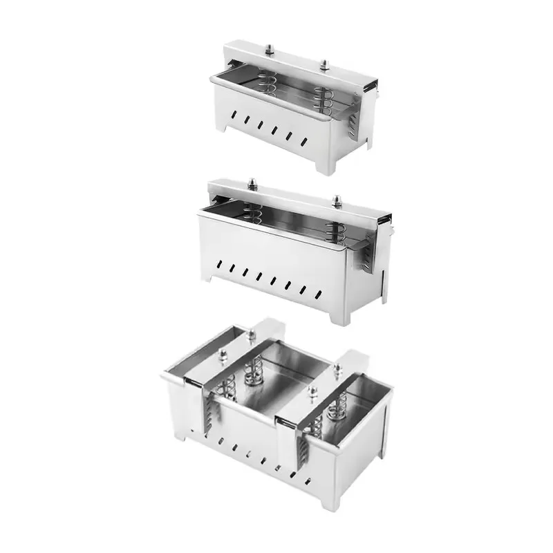 Heavy-Duty Square Press for Shaping Frozen Meat - Ideal for Beef, Pork, and Ham Preparation in the Kitchen
