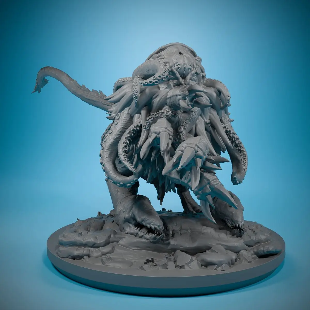 45mm Baiatis 3D Printing Coating Hand Model Ornaments 3D Resin DIY Coloring  Self-assembly Figurines Miniatures