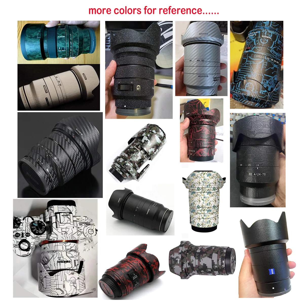 ل MEKE 50 مللي متر F1.8 ملصق عدسة الكاميرا الجلد ملصق الفينيل التفاف معطف الفيلم ل MEIKE 50 1.8 سوني E جبل