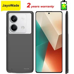 JayoWade 10000mAh Power Case For Xiaomi Mi POCO X6 Pro 5G External Battery Cases Portable Charger Power Bank Cover POCO X6 Pro