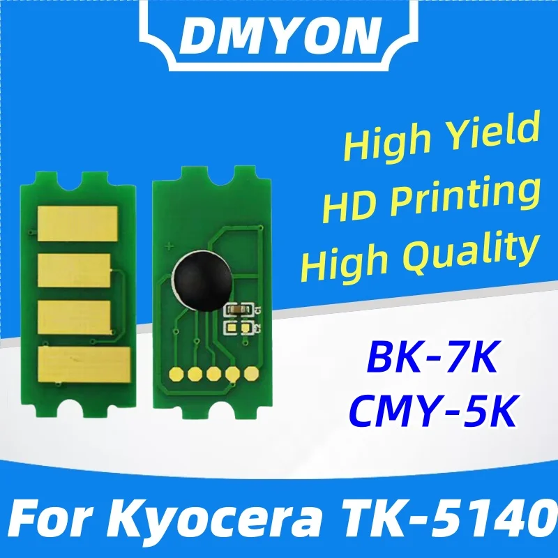 

12 шт. TK-5140 чип тонера для Kyocera ECOSYS P6130cdn M6030cdn чип принтера M6530cdn чип картриджа TK-5142 чип TK-5144