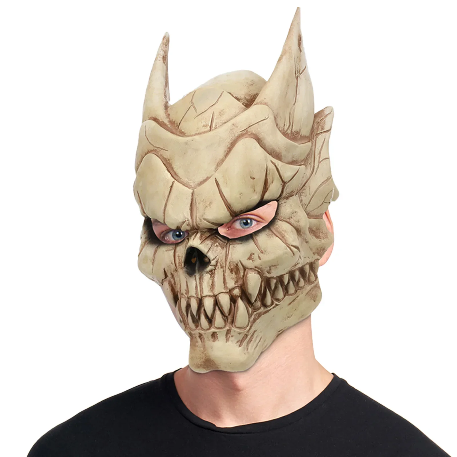 Kaiju No 8 Kafka Hibino Mask Cosplay Skull Monster Latex Helmet Skull  Masks Halloween Carnival Party Costume Props