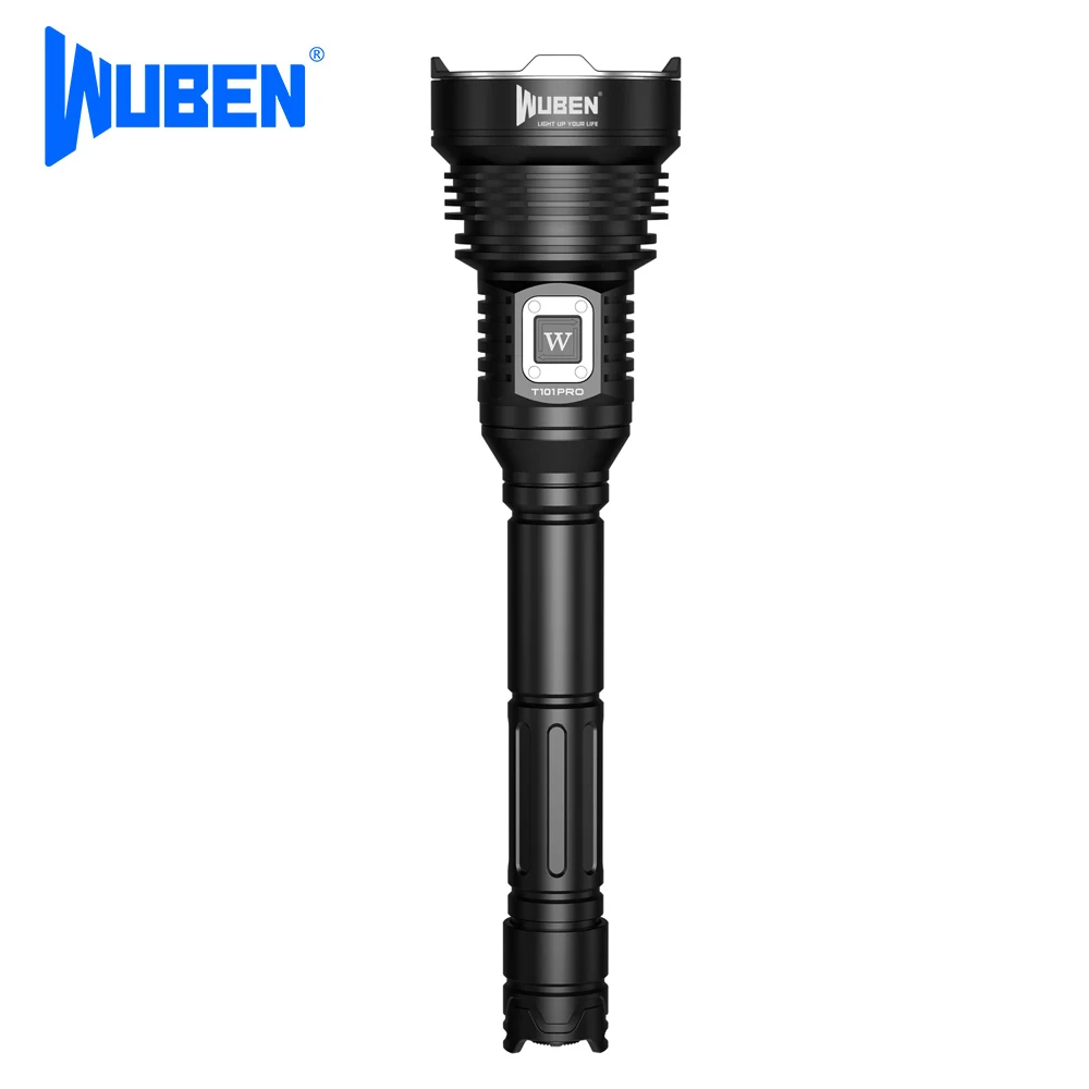 WUBEN T101 Pro Hunting Tactical Flashlight 3500 Lumen Rechargeable Dual Switch Long Range