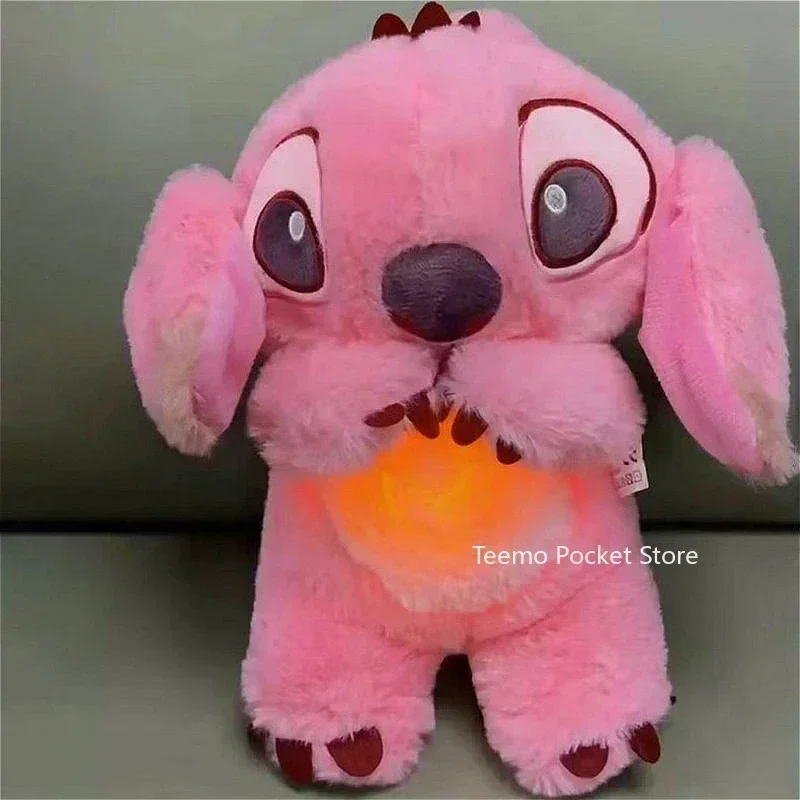 Lilo and Stitch boneka Disney, mainan teman bayi dekorasi ruangan, aksesori jahitan karakter Anime, bersirkulasi udara, boneka menenangkan, Disney