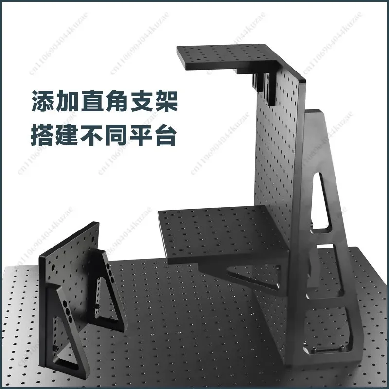 FMT M6 Screw Fixed Right Angle Bracket, Triangular Support for Optical Plate Lab Platform Use