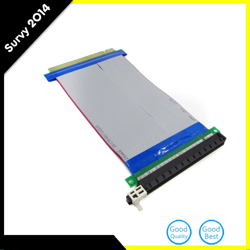 BSBL PCI-Express PCI-E 16X 라이저 카드 리본 익스텐더 익스텐션, 20cm 케이블, DIY 전자 제품, 신제품