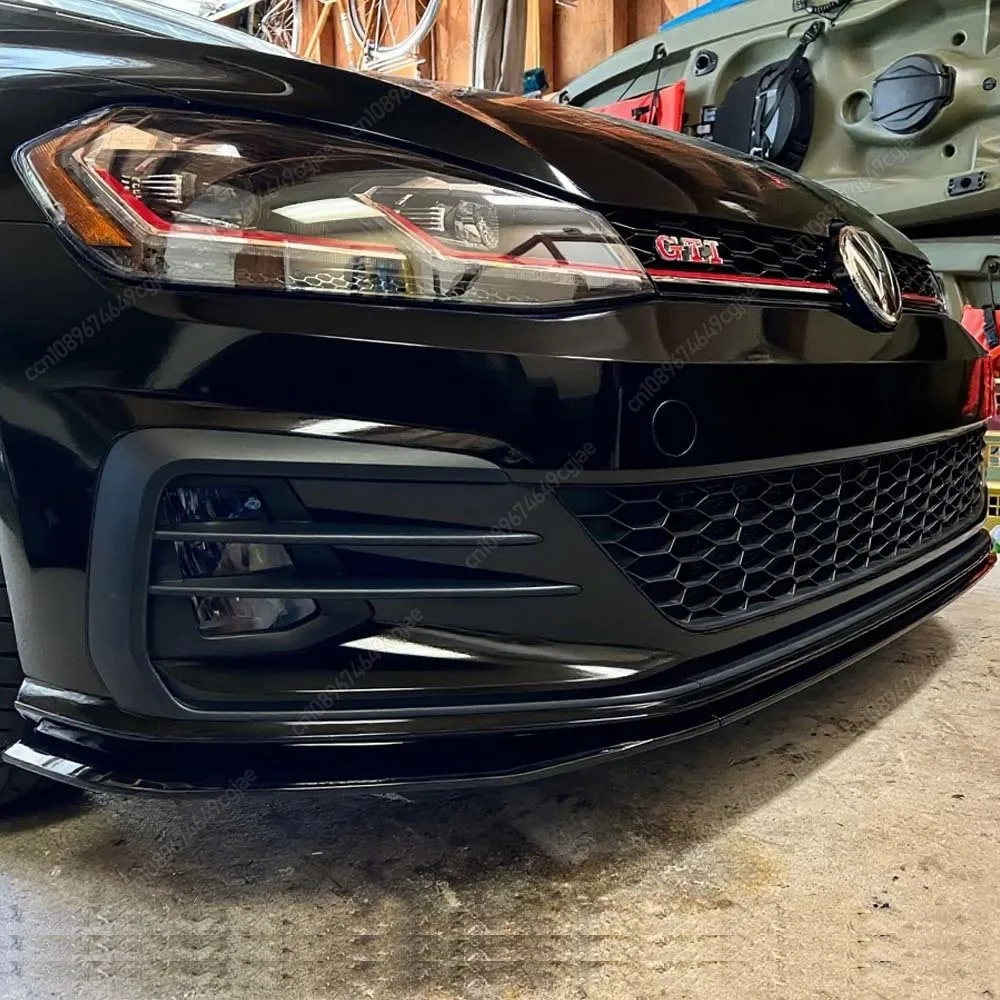 

For VW Golf 7 7.5 MK7 MK7.5 GTI GTD R 2013-2020 Body Kits TCR Front Bumper Lip Diffuser Splitter & Rear Roof Spoiler Wing Tuning