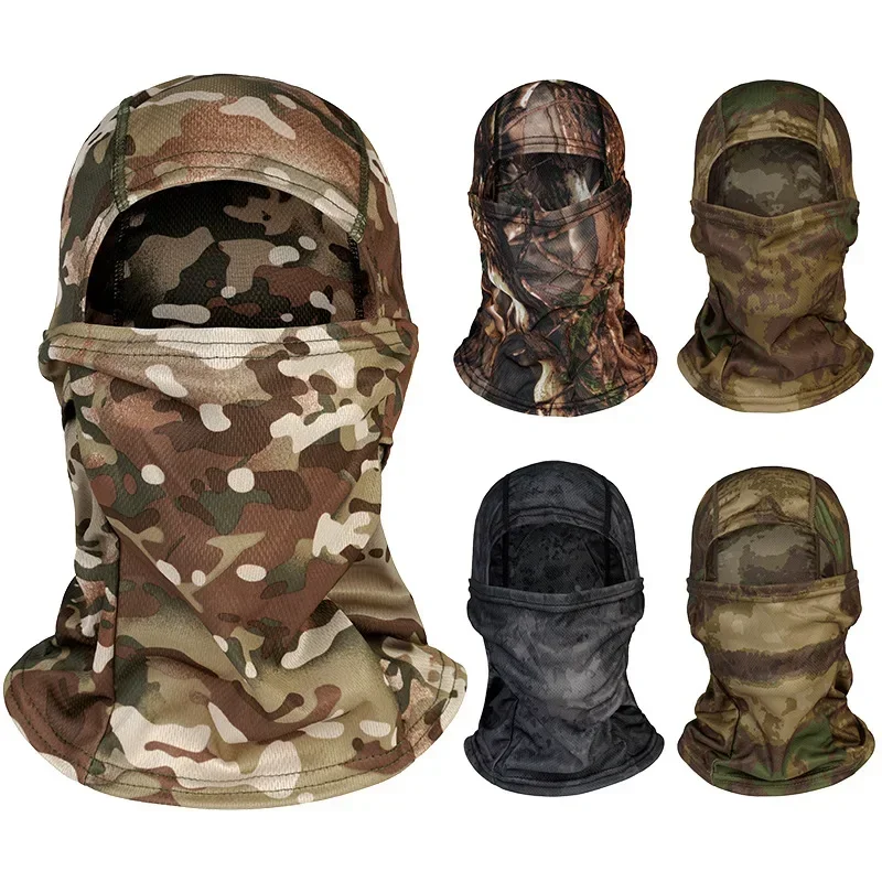 Tactical Multicam Balaclava Full Face Mask Cover Cycling Army Military Airsoft Hunting Hat Camouflage Balaclava Scarf Outdoor