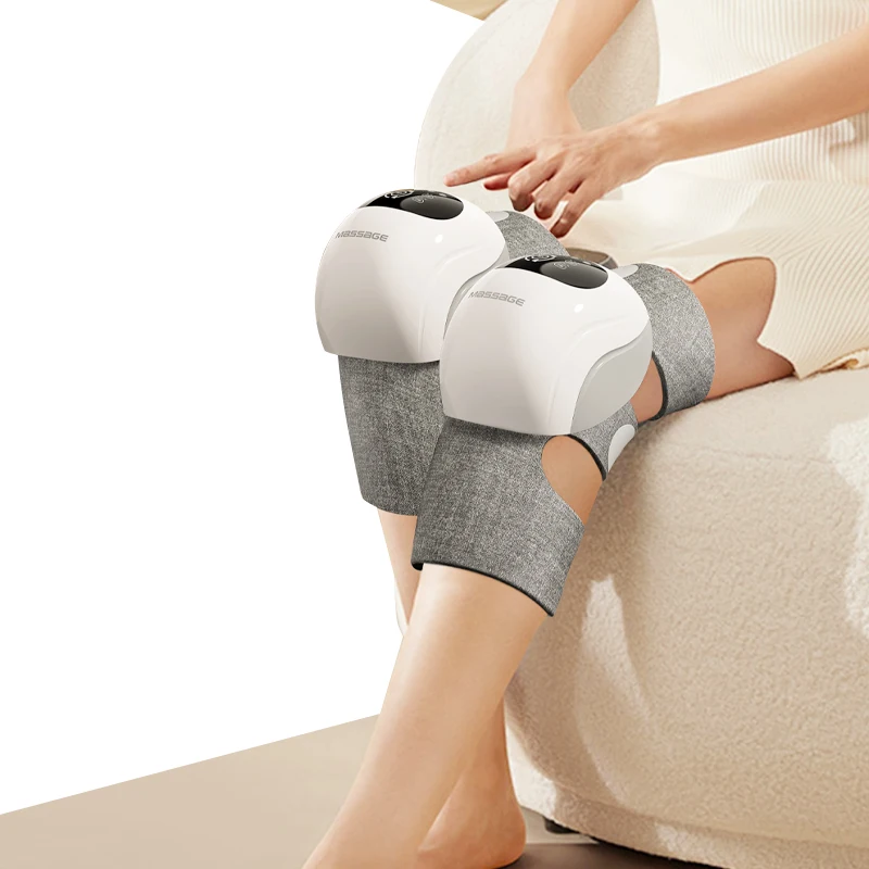 Smart Electric Wireless Air Mass-age Electric Knee Mass-ager for Relieving Knee Arthritis and Old Cold Legs