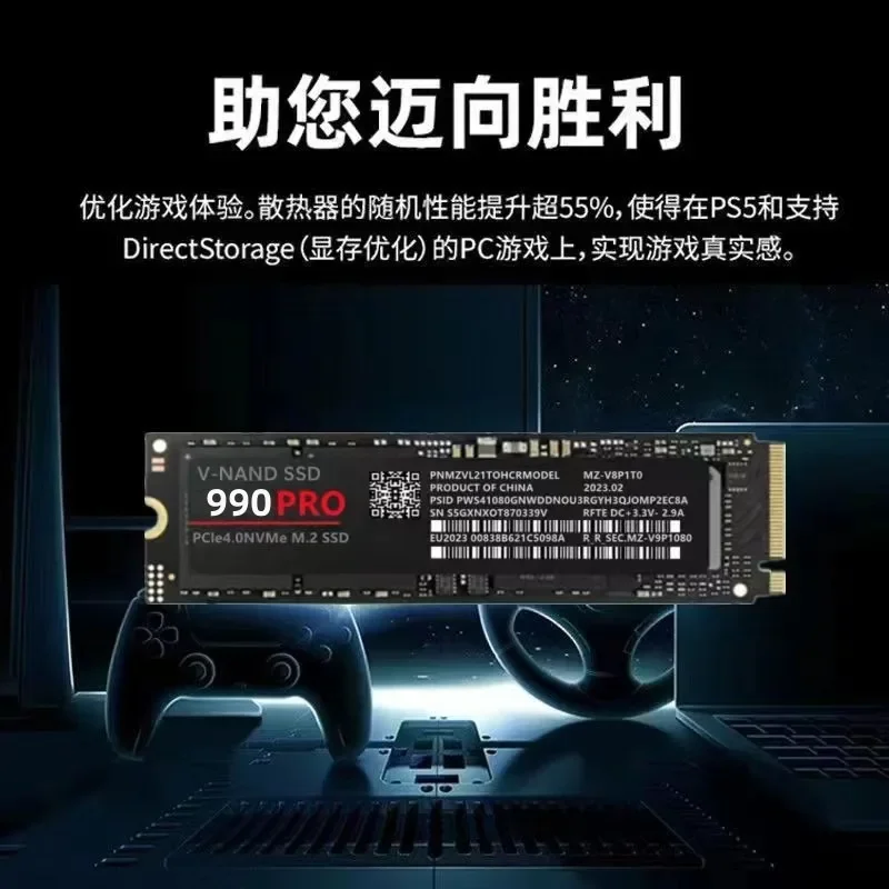 High Speed NVMe M.2 SSD 990Pro 1TB 2TB 4TB Internal Hard Drive for Notebook Desktop PC