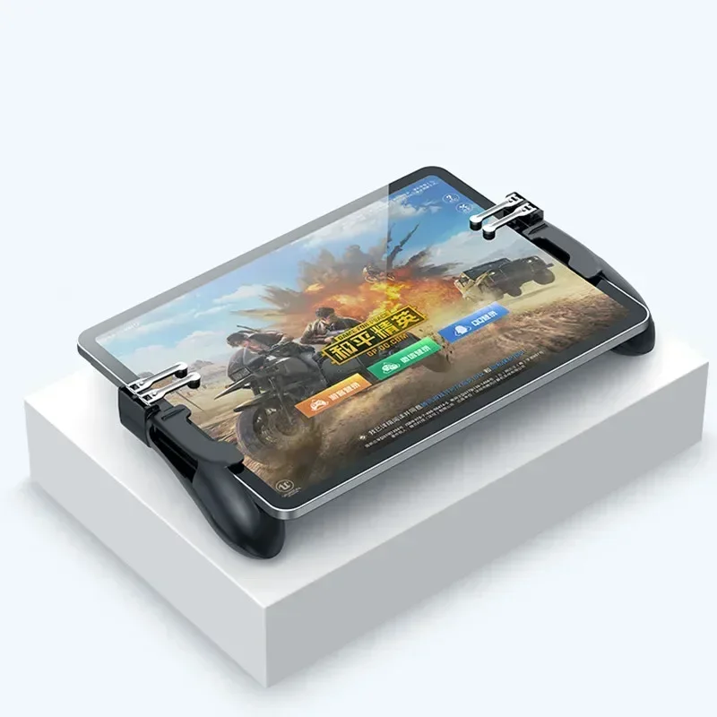 H11 Mobie Controller PUBG Aim Shooting L1 R1 6 Finger Game Trigger Handle Button for Ipad Universal Tablet Gamepad Joystick Grip