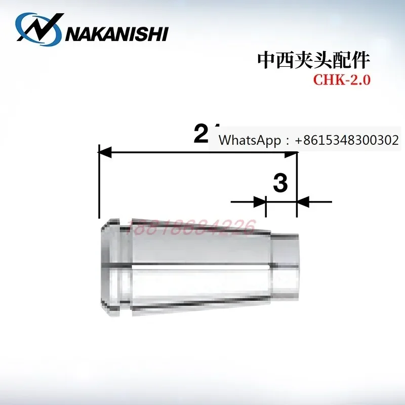 Authentic NSK Nakanishi Lock Mouth CHK-3.175 2.0 5.0 3.0 6.0 4.0 2.35AA