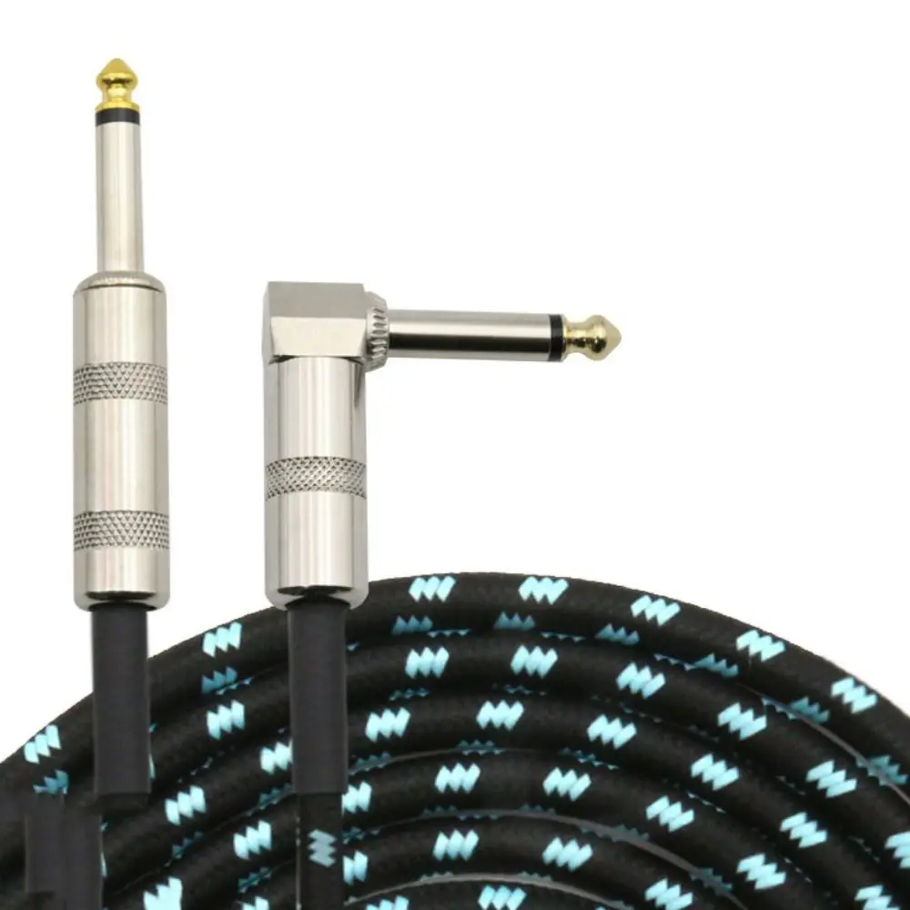 Metal Head Premium 10FT Guitar Cable Mono Cable Guitar Line Guitar Effect Pedal Cable 1.5m 3m 6m 6.5mm Audio