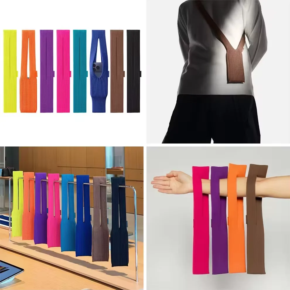 Novo 2025 bolso saco de malha estilo curto 40cm estilo longo 80cm na moda acessório premium malha telefone mini saco unisex para iphone