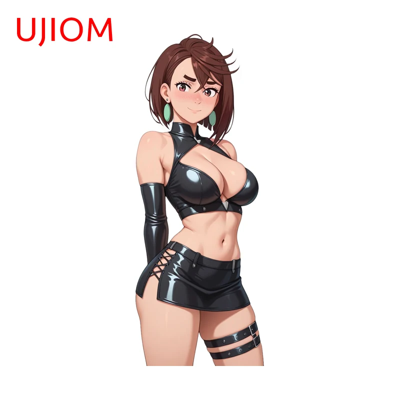 UJIOM Sexy Girl Momo Ayase Graffiti Wall Sticker Amusing Creative Scratch Proof Picture Decal Suitable For Air Conditioner Decor