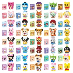 Bloques de construcción de punto de Disney, mini figuras de acción de dibujos animados Kawaii de Anime para niños, bloques para montar, juguetes DIY, regalo para niños