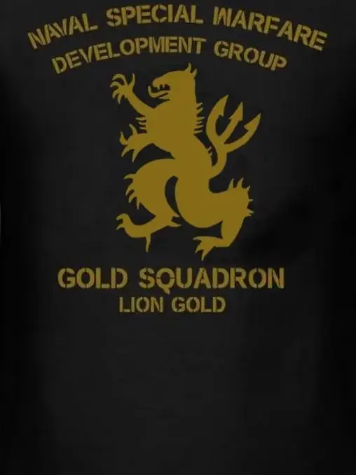 

Naval DEVGRU Crusaders Seal Team Six Gold Squadron T-Shirt 100% Cotton O-Neck Short Sleeve Summer Casual Mens T-shirt Size S-3XL