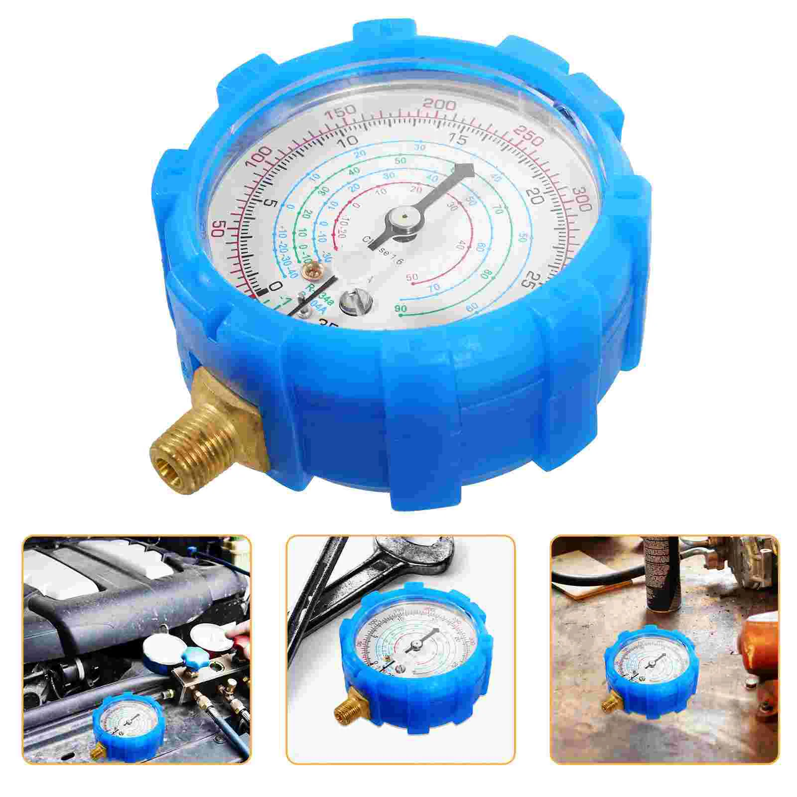 

Air Conditioning Fluoride Meter Refrigerant Filling Gauge Refrigeration Pressure Conditioner Table Recharge Copper Abs Low