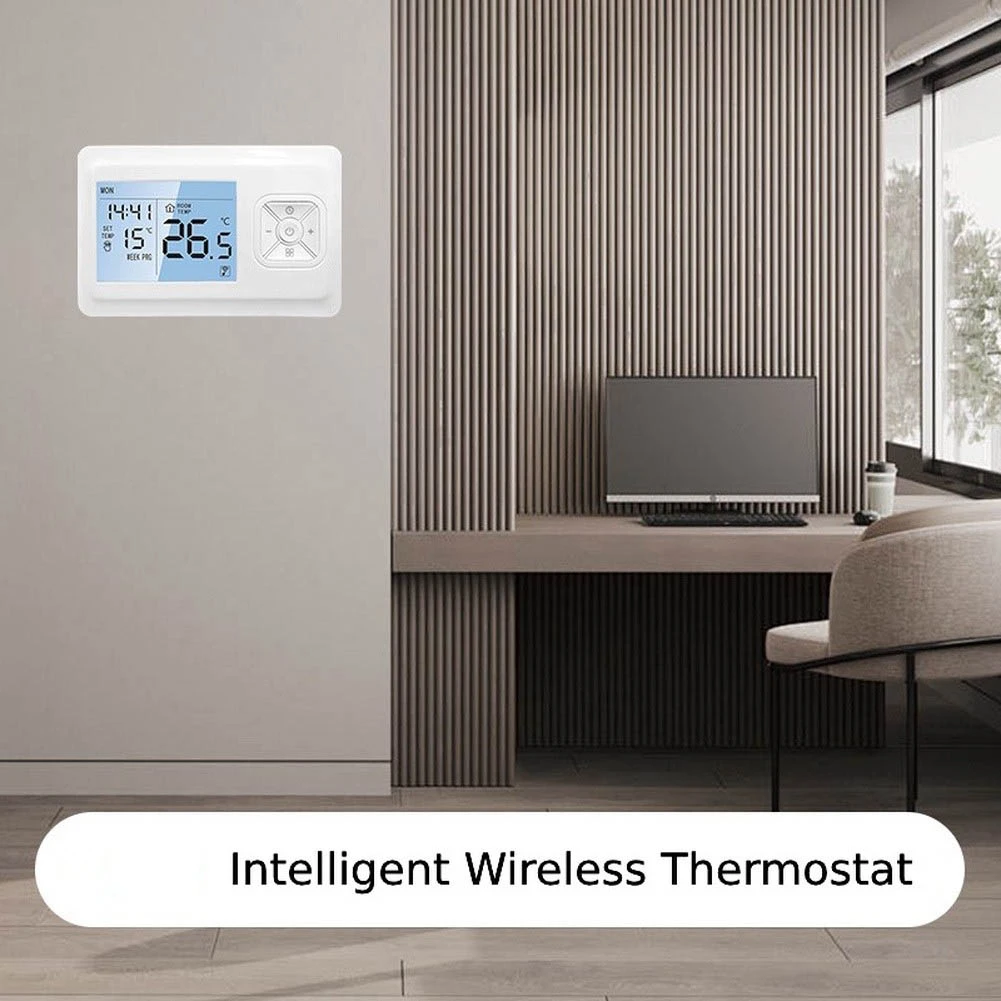 

For Tuya Smart WiFi Thermostat LCD Display High-Efficiency Gas Boiler Electric Heating Temperature Controller Voice Control