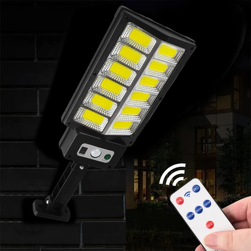 5000LM Solar Street Lights Powerful outdoor solar spotlights With Motion Sensor Security Lighting for Garden Patio Path Yard