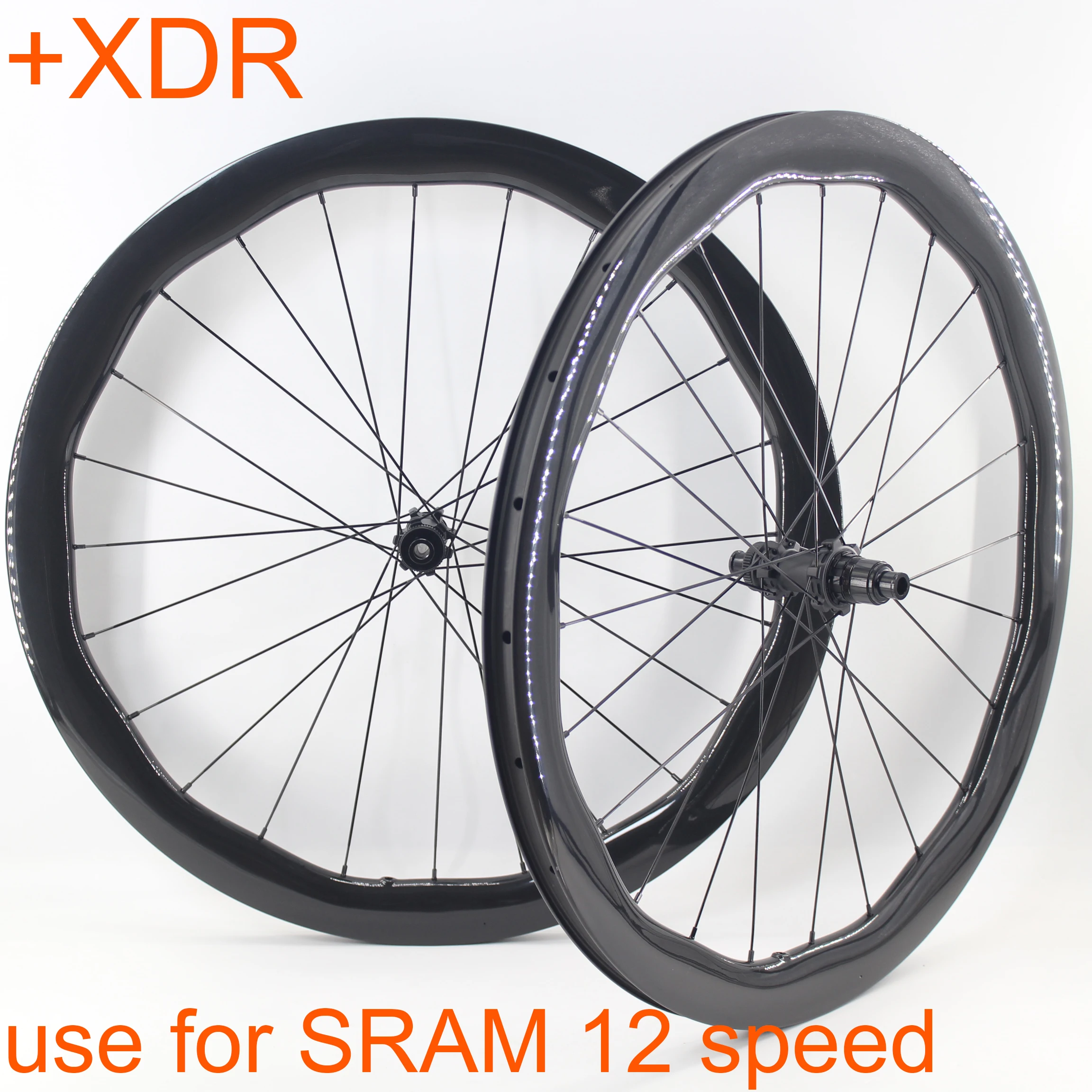 Neues 4550 700C Gravel-Rennrad aus Vollcarbon mit Steckachse, Center-Lock-Scheibenbremse, Laufradsatz + XDR 12-Gang Carbonfelge Wave