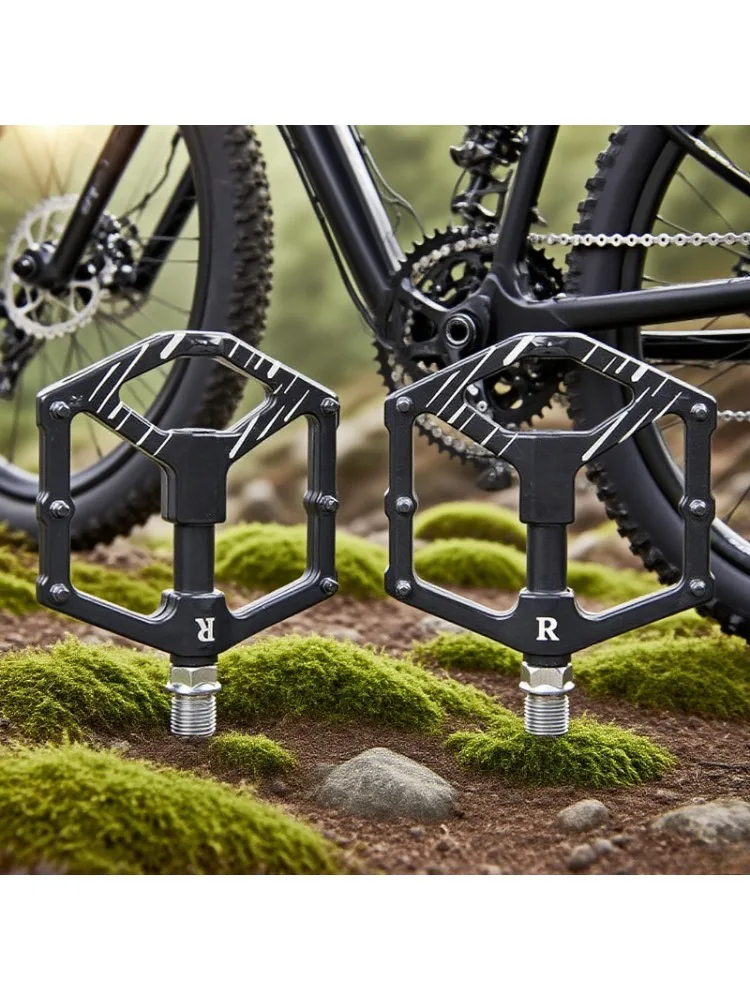AliExpress NPY Bike Flat Pedal Platform Bearing Dual Function Fit SPD System Aluminum Alloy Mountain Bike Pedal Bicycle Part Bike Pedals