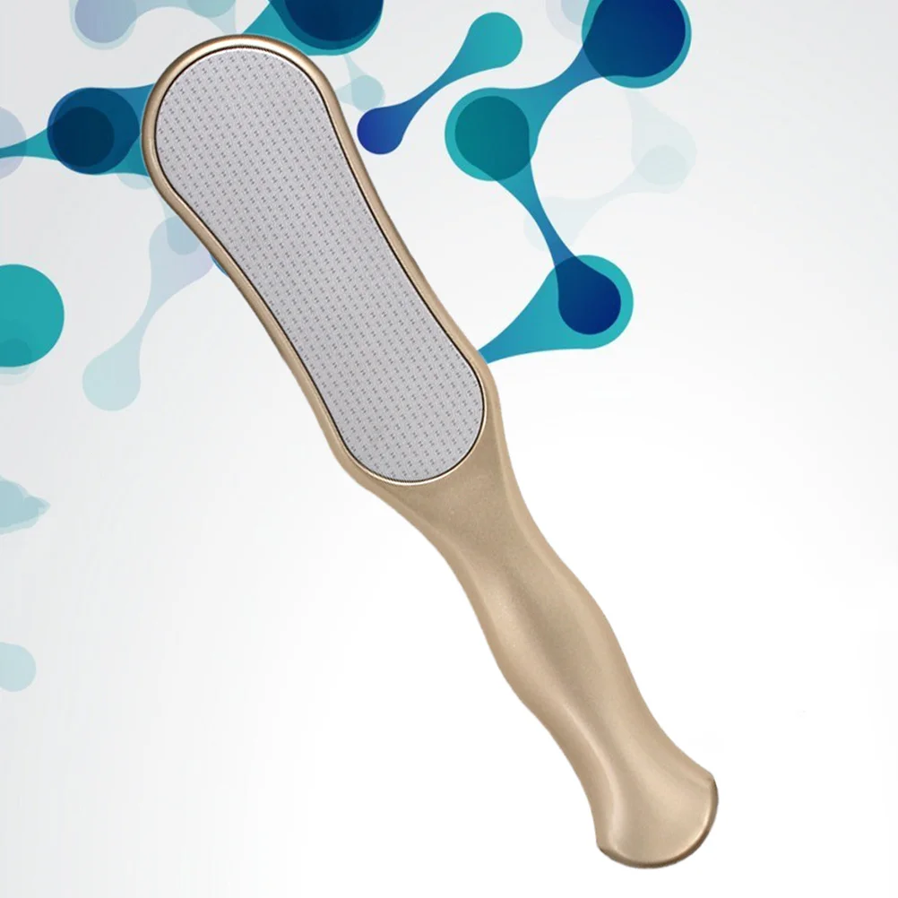 

Foot File Callus Remover Dead Skin Scrubber Pedicure Tool Golden Durable Practical for Home Use Foot Grinding Tool
