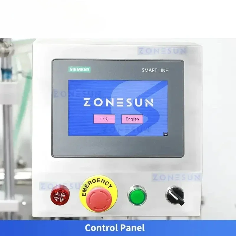 ZONESUN ZS-VTZL100 Riempitrice automatica per liquidi a 6 ugelli Riempitrice per pompa centrifuga