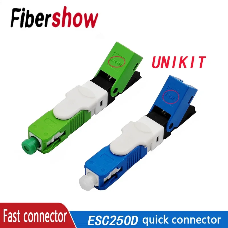 UNIKIT ESC250D FTTH SC UPC Optical fibe quick connector SC FTTH Fiber Optic Fast Connector Embedded 100% Original New