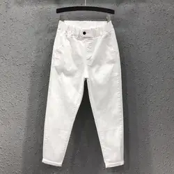 Women Fashion With Pockets Satin Cargo Pants Vintage High Waist Harem Fly Female Trousers Mujer