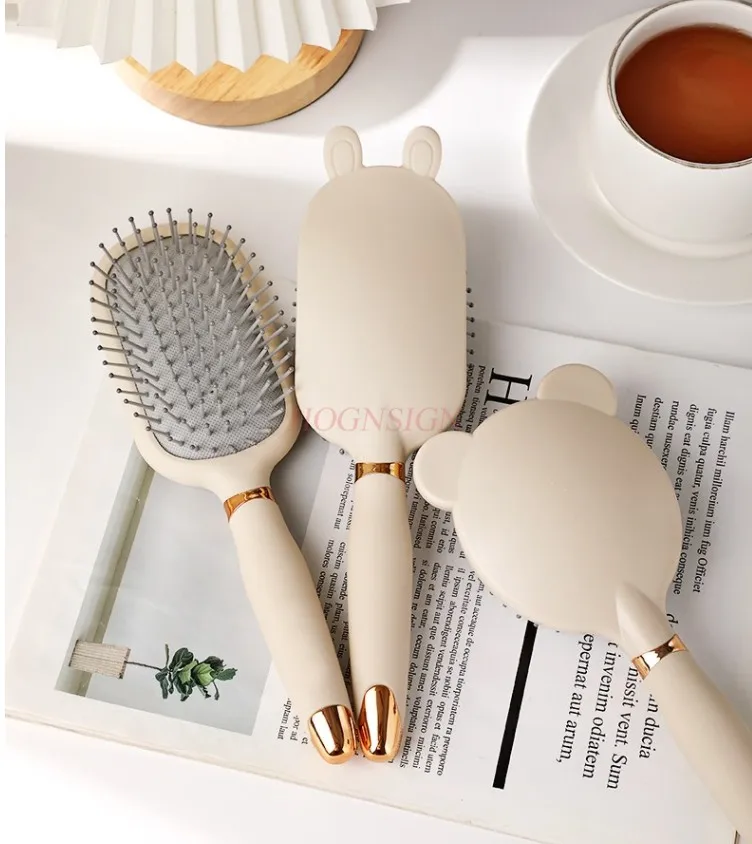 Air cushion comb for preventing hair loss Portable small air cushion comb Children's wooden comb