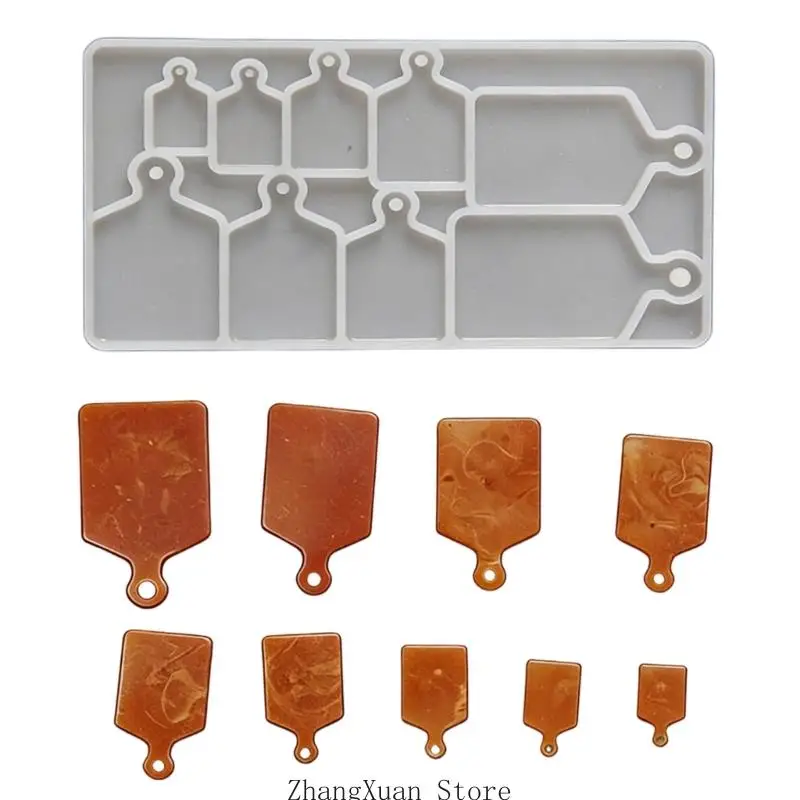 Silikonformen mit 9 Mulden für die Herstellung von Kerzenmousses, Schokoladenkuchen, Backen, 3 x – Detail 5